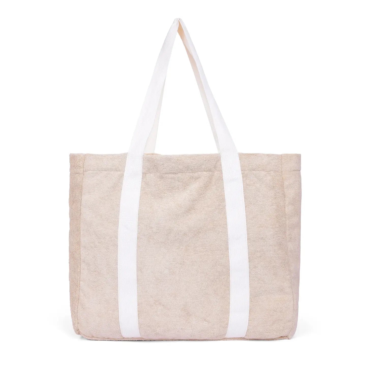 Avocado Zinc - Terry Towelling Tote - Latte