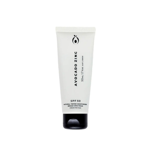 Avocado Zinc - Spf 50 Natural Tinted Moisturiser - Light