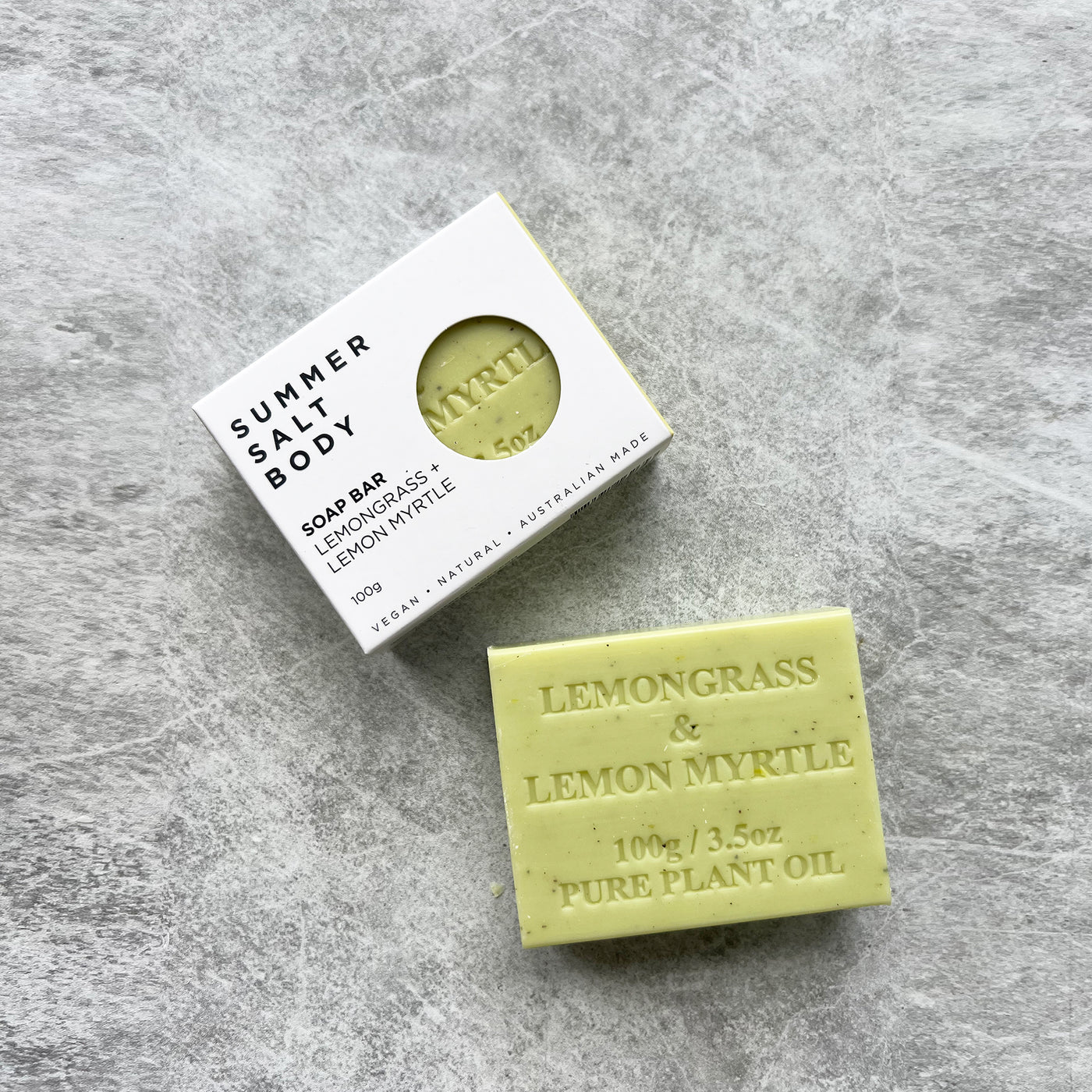 LEMONGRASS & LEMON MYRTLE SOAP BAR - 100G