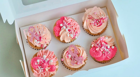 PINK UP GRIFFITH cupcakes 6 PACK *PREORDER* SALTED CARAMEL FLAVOUR