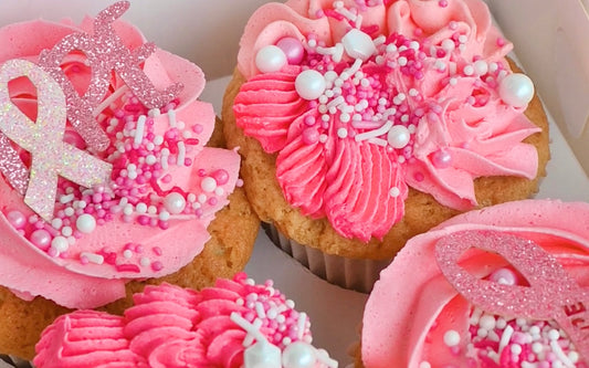 PINK UP GRIFFITH cupcakes 4 PACK *PREORDER* SALTED CARAMEL FLAVOUR
