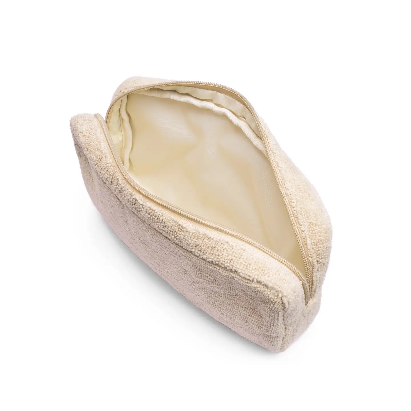 Avocado Zinc - 
Terry Towelling Pouch - Latte