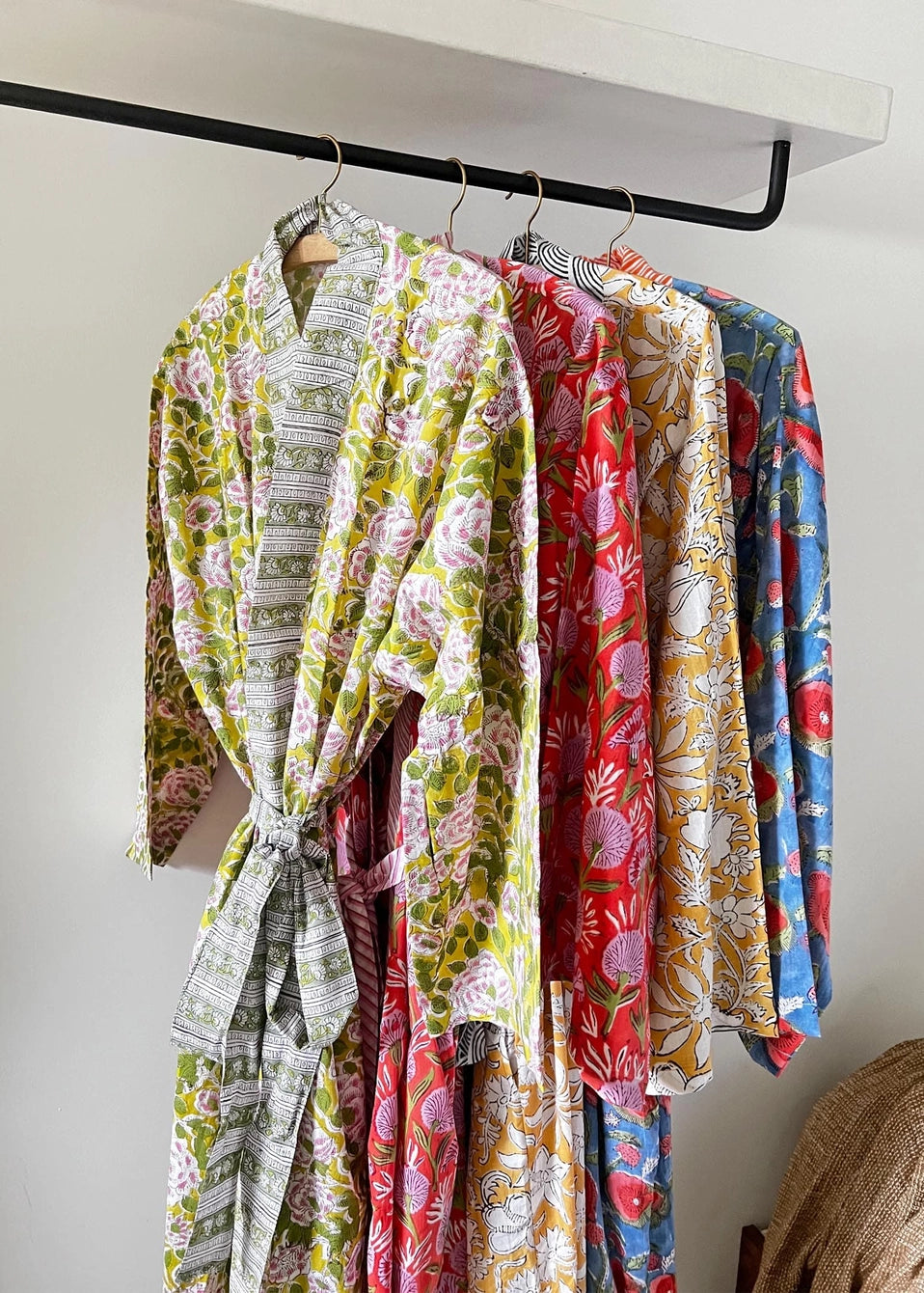 Women's Cotton Kimono Robe - Kimiko