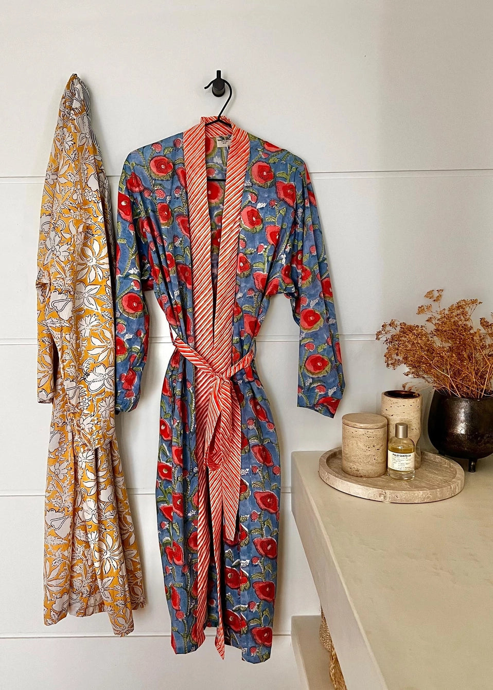 Women's Cotton Kimono Robe - Noa