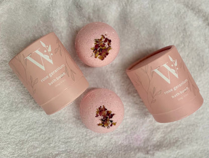 ROSE GERANIUM - Bath Bomb