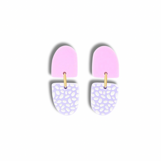 Lilac + Pink dangles