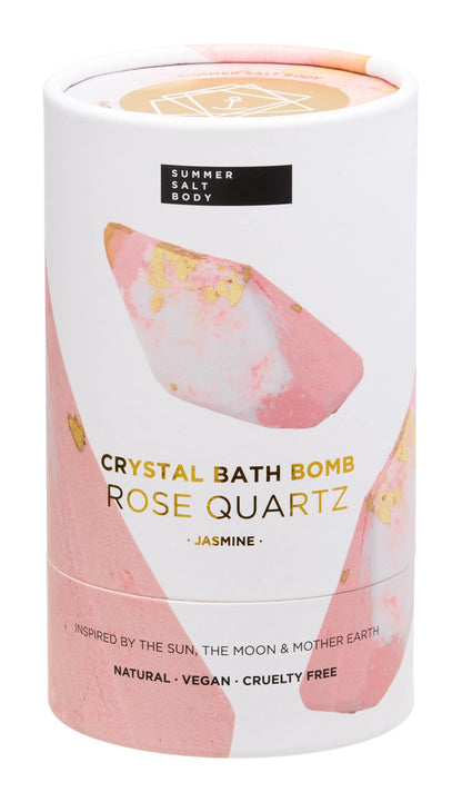 Crystal Bath Bomb - Rose Quartz - Jasmine